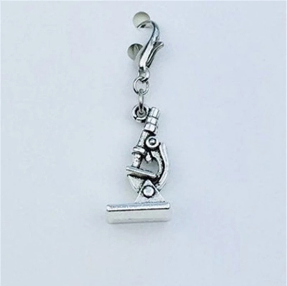 clip on microscope charms for bracelet planner zipper pull